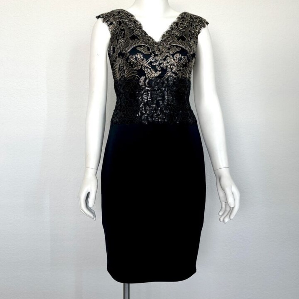 Tadashi Shoji | Sequin Bodycon Cocktail Dress | Size 2P